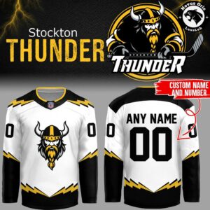 Stockton Thunder FPHL 2026 Custom Hockey Jersey