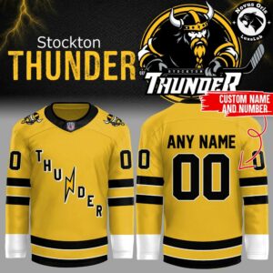 Stockton Thunder FPHL 2026 Custom Hockey Jersey 2