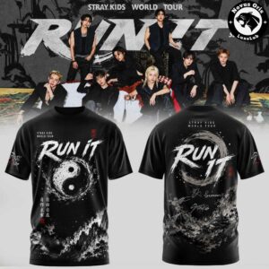 Stray Kids 2026 World Tour Shirt with Signatures - Yin Yang