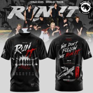 Stray Kids 2026 World Tour Shirt with Signatures Yin Yang Graphic Tee 2
