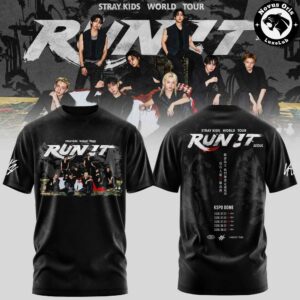 Stray Kids 2026 World Tour Shirt with Signatures Yin Yang Graphic Tee 3