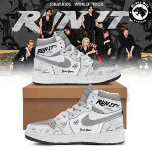 Stray Kids SKZ Run It Seoul Tour Custom Air Jordan 1 Style High Tops 2