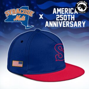Syracuse Mets America 250th Anniversary Custom Patriotic Fan Gear Baseball Jersey 3
