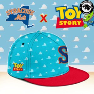 Syracuse Mets x Toy Story Night Woody Buzz Lightyear Custom Baseball Jersey 3