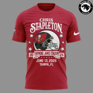 Tampa Bay Buccaneers x Chris Stapleton All American Road Show T Shirt 5