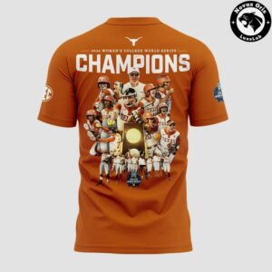 Texas Longhorns 2026 WCWS Back To Back National Champions T Shirt 2