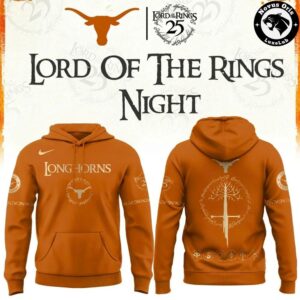 Texas Longhorns Lord Of The Rings 25th Anniversary Limited Edition Hoodie 2