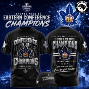 Toronto Marlies 2026 Calder Cup Playoffs AHL Champions Commemorative T Shirt 3