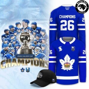 Toronto Marlies Calder Cup Champions 2026 Hockey Jersey