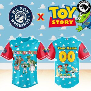 Wilson Warbirds x Toy Story Night Pixar Cartoon Custom Baseball Jersey 2