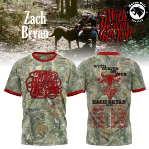 Zach Bryan With Heaven On Tour 2026 T Shirt 2
