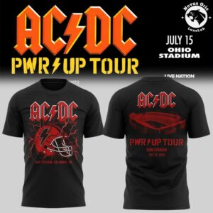 ACDC Power Up Tour 2026 Columbus Ohio Stadium T Shirt 2