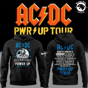 ACDC x Carolina Panthers Power Up Tour 2026 Hoodie 2