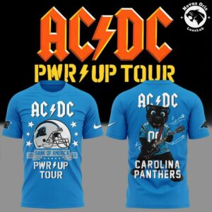 AC/DC x Carolina Panthers Power Up Tour 2026 T-Shirt