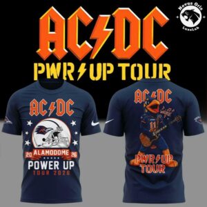 ACDC x UTSA Roadrunners Football Power Up Tour 2026 T Shirt 3