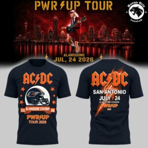ACDC x UTSA Roadrunners Football Power Up Tour 2026 T Shirt 6