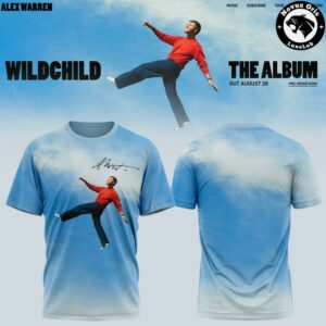 Alex Warren Wildchild Album Release Beige T Shirt 2