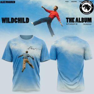 Alex Warren Wildchild Album Release Beige T Shirt 3