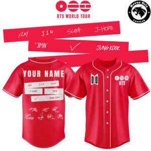 BTS World Tour Arirang 2026 Limited Edition Baseball Jersey