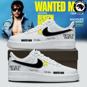 Benson Boone Wanted Man Tour 2026 Air Force 1 8