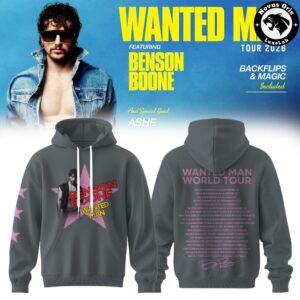 Benson Boone Wanted Man Tour 2026 Hoodie