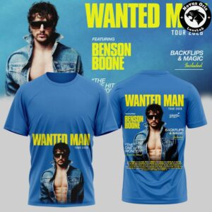 Benson Boone Wanted Man Tour 2026 T-Shirt