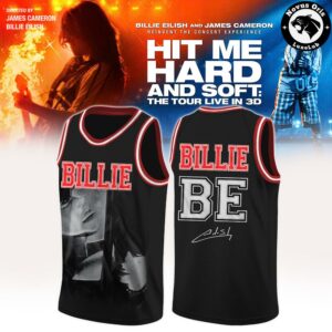 Billie Eilish Hit Me Hard and Soft The Tour 2026 Basketball Jersey