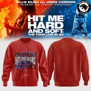 Billie Eilish Hit Me Hard and Soft The Tour 2026 Sweatshirt