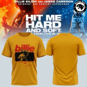 Billie Eilish Hit Me Hard and Soft The Tour 2026 T Shirt 2