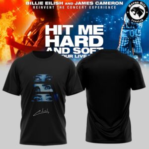 Billie Eilish Hit Me Hard and Soft The Tour 2026 T Shirt 3