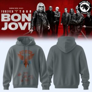 Bon Jovi Forever Tour Limited Edition Pullover Hoodie 2