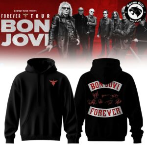 Bon Jovi Forever Tour Limited Edition Pullover Hoodie 5