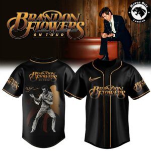 Brandon Flowers On Tour 2026 Baseball Jersey Limited Edition 2