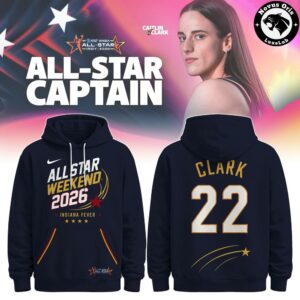 Caitlin Clark WNBA All-Star 2026 Indiana Fever Hoodie