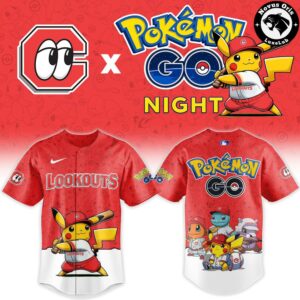 Chattanooga Lookouts x Pokemon GO Night 2026 Baseball Jersey 2