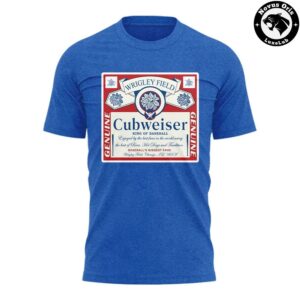 Chicago Cubs Cubweiser Wrigley Field King of Baseball T Shirt 2