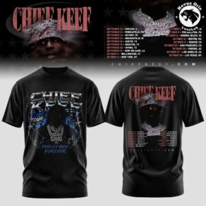Chief Keef Finally Rich Forever 2026 Tour Graphic T Shirt 2