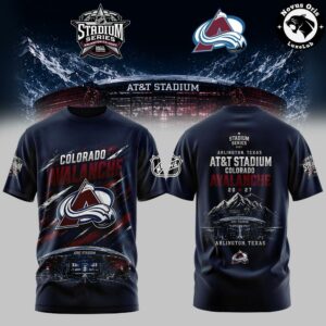 Colorado Avalanche NHL Stadium Series 2027 T Shirt 2