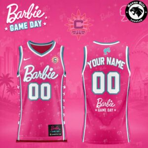 Connecticut Sun Barbie Game Day 2026 Basketball Jersey