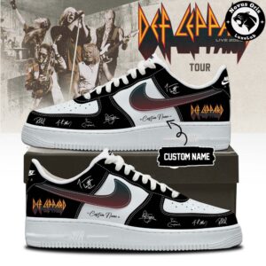 Def Leppard Live 2026 Tour Limited Edition Air Force 1 2
