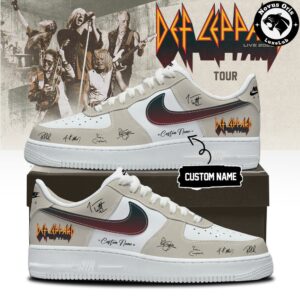 Def Leppard Live 2026 Tour Limited Edition Air Force 1 3