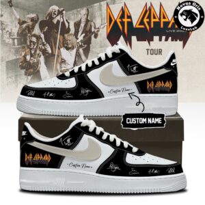 Def Leppard Live 2026 Tour Limited Edition Air Force 1 4