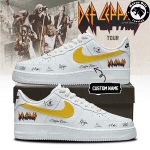 Def Leppard Live 2026 Tour Limited Edition Air Force 1 8