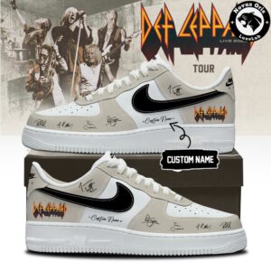Def Leppard Live 2026 Tour Limited Edition Air Force 1 9