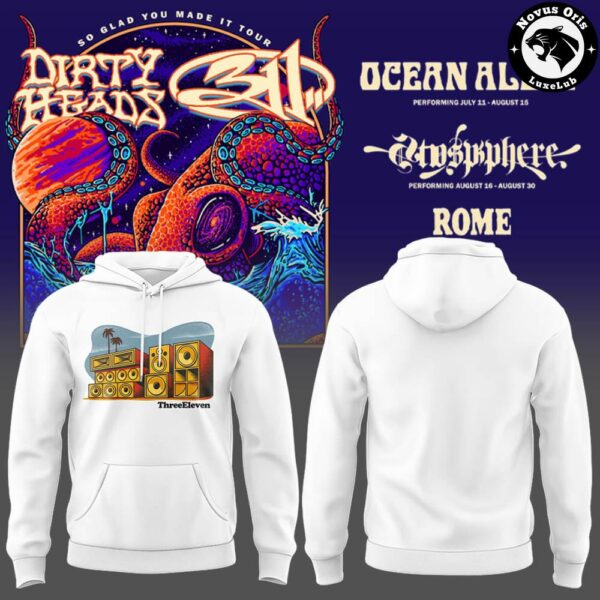 Dirty Heads x 311 So Glad You Made It Tour 2026 Hoodie - NovusOris
