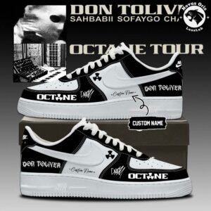 Don Toliver Octane Tour 2026 Custom Signed Air Force 1 1