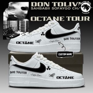 Don Toliver Octane Tour 2026 Custom Signed Air Force 1 2
