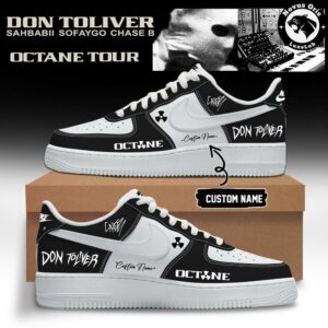 Don Toliver Octane Tour 2026 Custom Signed Air Force 1 3
