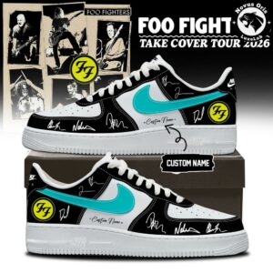 Foo Fighters Take Cover Tour 2026 Custom Air Force 1 10