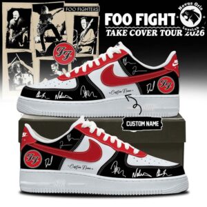 Foo Fighters Take Cover Tour 2026 Custom Air Force 1 3
